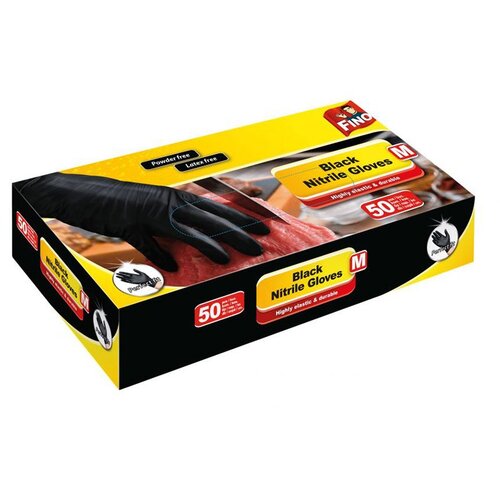 Nitril Rukavice bez pudera L 1/100 crne Cene