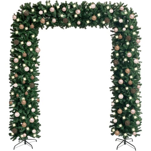 LUK s božićnim drvcem LED sa setom kuglica zeleni 240 cm Slike