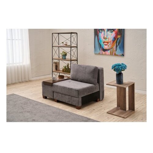 Atelier Del Sofa fotelja na razvlačenje perenna chenille left grey Slike