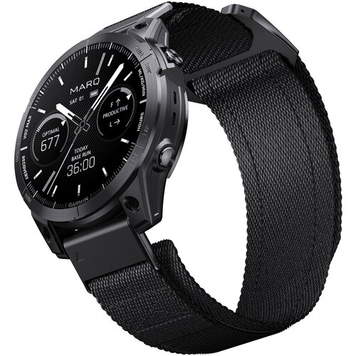 INF hitro sprostitev 26mm tkani najlonski pas za ure garmin black, (22148705) Cene