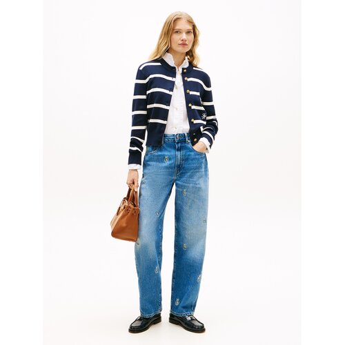 Tommy Hilfiger Ženski kardigan WW0WW49617, Teget-beli Slike
