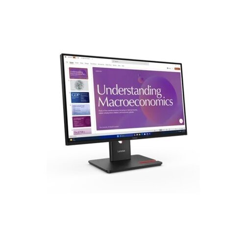 Lenovo ThinkVision T24d-40 LED monitor, 24-palčni, 1920 &times; 1080 (Full HD) z 120 Hz osveževanjem, priključki HDMI, DisplayPort in USB-C priklopna postaja z 96 W, podpora za verižne povezave (DaisyChain) ter vgrajeni zvočniki. Cene