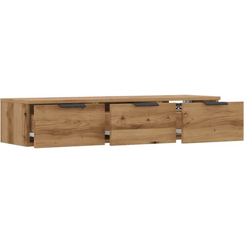 VidaXL Zidni ormarić Artisan hrast 102x30x20 cm izrađeno drvo Slike