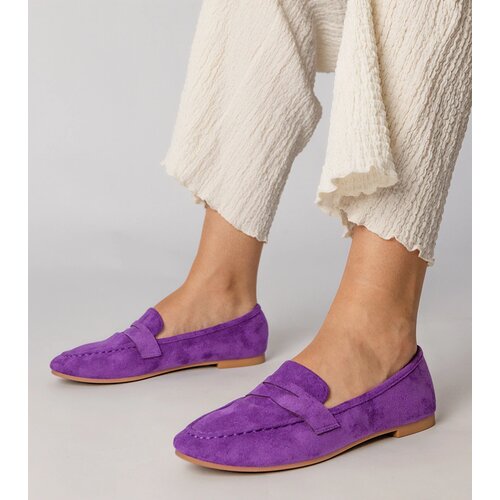 Gemre Purple elegant eco-suede loafers Palmarina Cijene