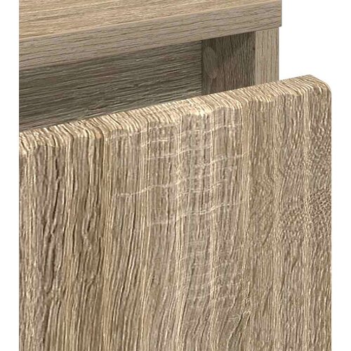 VidaXL Noćni ormarić sonoma hrast 63.5 x 36 x 61 cm Konstruirano drvo Slike