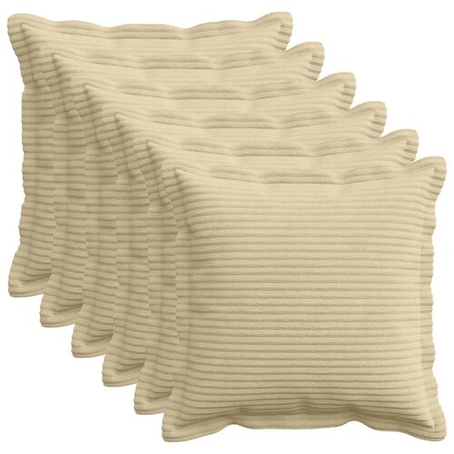  Presvlaka za jastuk 6 kom. HOUTEN Siva zelena 50 x 50 cm Kord - Siva zelena 50 x 50 cm 6 Cijene