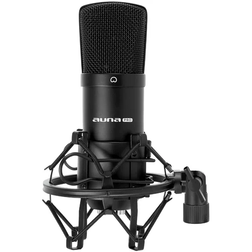 Auna Pro CM001B studijski mikrofon xlr kondenzatorski črne barve