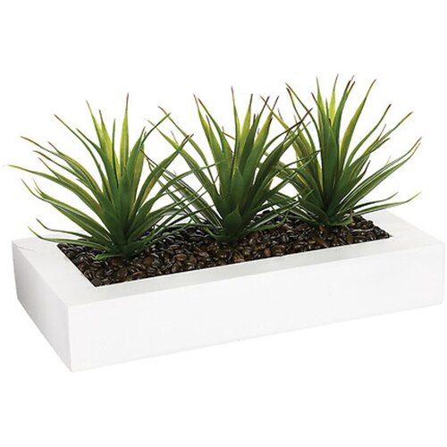 Atmosphera UMJETNA BILJKA U TEGLI ALOE VERE 17CM PES/KAMEN/MDF Slike
