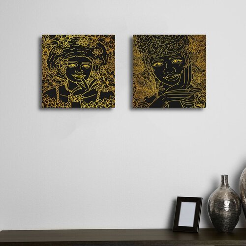 Wallity Zidna slika ASR2-CNV25-2, 40x40cm, 2 dijela Cene