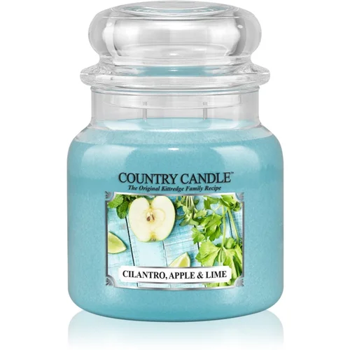 Country Candle Cilantro, Apple & Lime mirisna svijeća 453 g