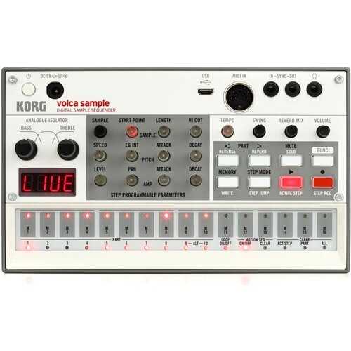 Korg Digitalni Sampler Volca 2, Beli Slike
