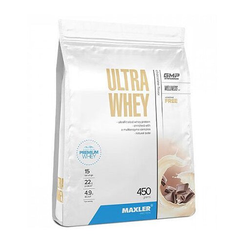 MAXLER ultra whey – kvalitetan protein za mišićni rast i oporavak - čokolada 450g Cene