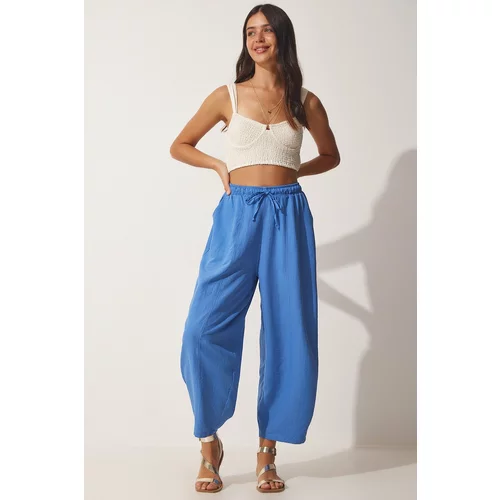 Happiness İstanbul Pants - Blue - Carrot pants