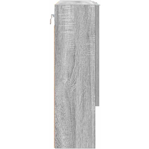 Ogledalo ormar Siva Sonoma 59 x 17 x 55 cm Konstruirano drvo Slike