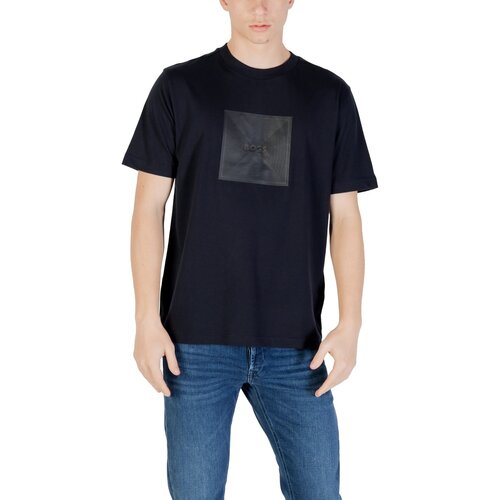 Boss Tee Logo Rib 10270342 01 50538096 Plava Slike