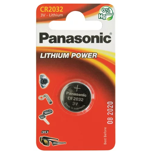 Panasonic baterije CR-2032EL/1B Lithium Coin