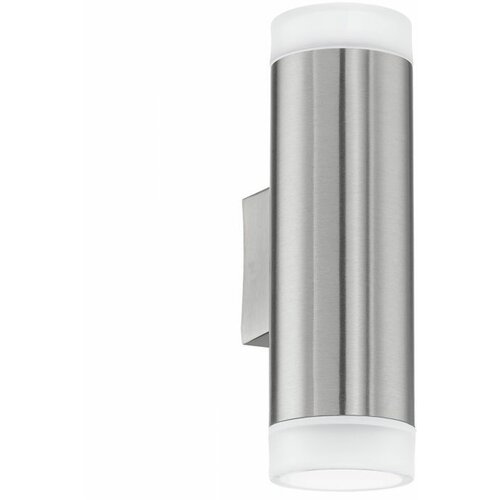 Eglo riga-led spoljna zidna lampa/2, gu10 led, 2x2,5w, inox Slike