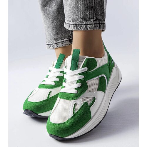 Gemre Green sneakers made of mixed materials Riel Cene