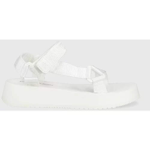 Calvin Klein Jeans Sandale za žene, boja: bijela, s platformom