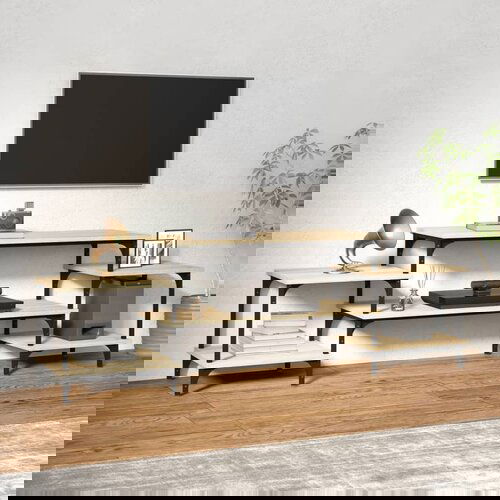 The Living Store TV omarica sonoma hrast 157x35x52 cm inženirski les - TV Omarica, (21376088) Slike