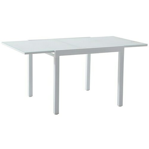 SUNFUN Vrtna miza Petra (Do x Š x V: 90 x 90 x 75 cm, Bela) Cene