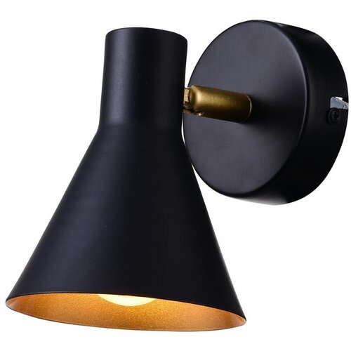  Zidna Lampa Less, E14, 1x40W, Mat crna Slike