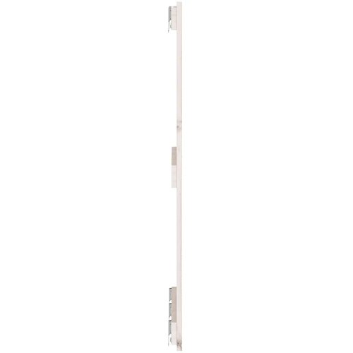  Zidno uzglavlje bijelo 166x3x90 cm od masivne borovine Slike