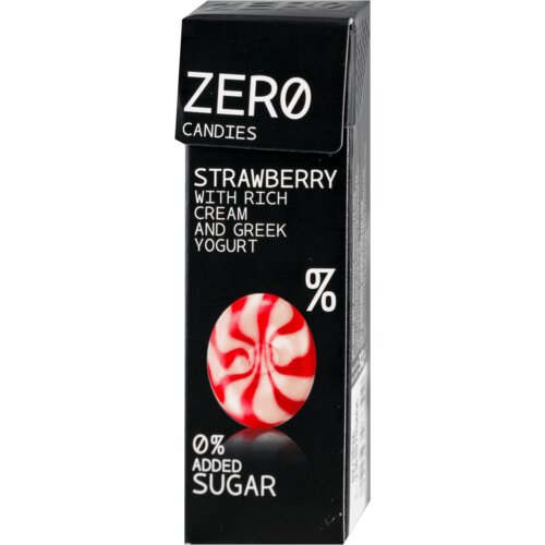  Bombone ZERO CANDIES grčki jogurt i jagoda 0% &amp;scaron;ećera 32g Slike