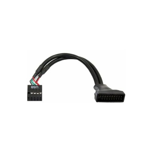 Chieftec USB3T2 Kabl adapter 19pin USB 3.0 - 9pin USB 2.0 crni Cene