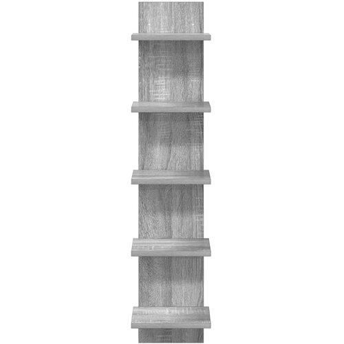  Zidna polica Siva Sonoma 22 x 15 x 100 cm Konstruirano drvo - Siva Sonoma 1 22 x 15 x 100 cm (5 etaža) Slike