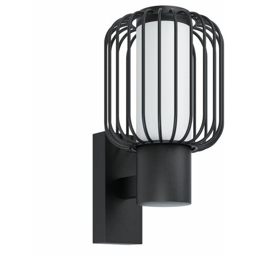 Eglo Ravello spoljna zidna lampa/1, e27, 28w, ip44, pocinčani čelik/plastika/crno Cene