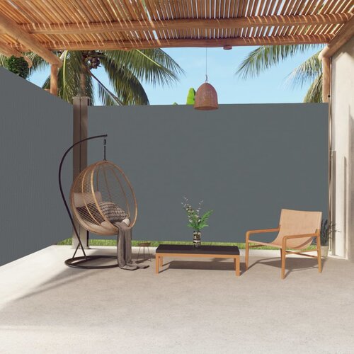 vidaXL Uvlačiva bočna tenda antracit 220 x 600 cm Cijene
