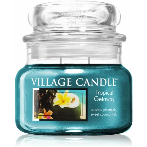 Village Candle Tropical Gateway mirisna svijeća (Glass Lid) 262 g