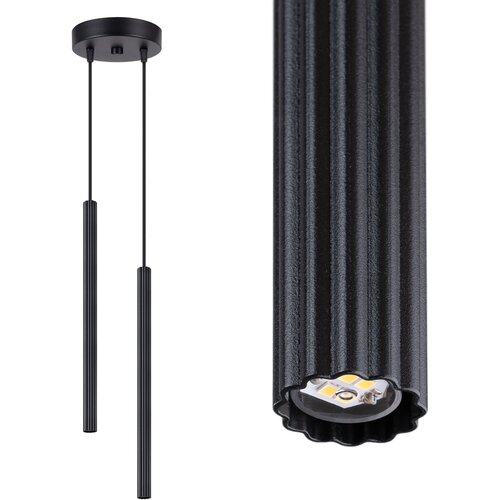 Sollux Lighting Obesna svetilka ARCHE 2P črna, (5000093959) Slike