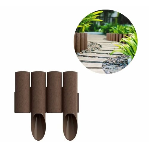 Green-split Rjave plastične palisade 23x25,5 cm za trato in gredice, (5000218579) Slike