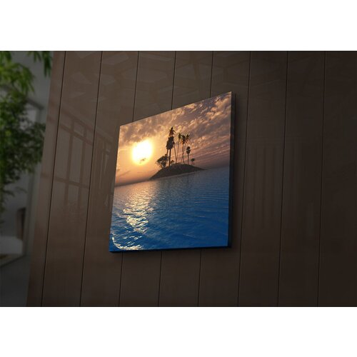 Wallity Slika sa LED osvetljenjem 2828İACT-49, 28x28 cm Cene
