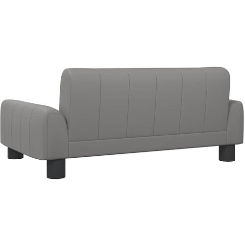  Dječja fotelja Siva 70 x 45 x 30 cm Umjetna koža Slike
