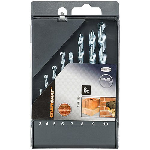 CRAFTOMAT set svrdla za kamen (8 -dij., 3 mm - 10 mm) Cijene