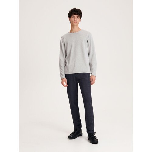 Reserved hlače chino slim - mornarsko modra Cene