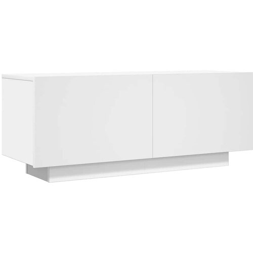 Maison Chic TV omarica - TV stojalo - Televizijska omarica bela 100x35x40 cm inženirski les, (21700520) Slike