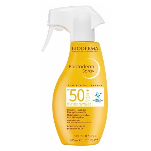 Bioderma Photoderm Sun active defense osvežilno pršilo za sončenje za obraz SPF 50+ 300 ml Cene