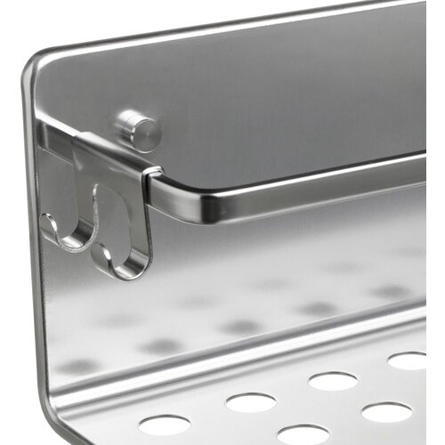 Tatay zidna pravokutna polica Serenity 30x10x5,5 cm aluminij srebrna Slike