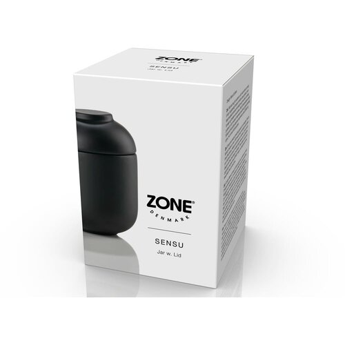 Zone Crni kupaonski organizator od kamenine za pamučne vatice Sensu &amp;ndash; Slike