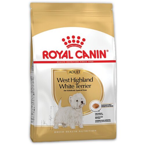 Royal Canin BHN West Highland White Terrier Adult, potpuna hrana specijalno prilagođena potrebama odraslih i starijih zapadno&scaron;kotskih bijelih terijera, 1,5 kg Cijene