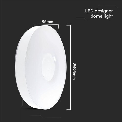  LED prigu&amp;scaron;iva stropna svetiljka LED/60W/230V 3000-6500K 49,5 cm bela + daljinski upravljač Slike