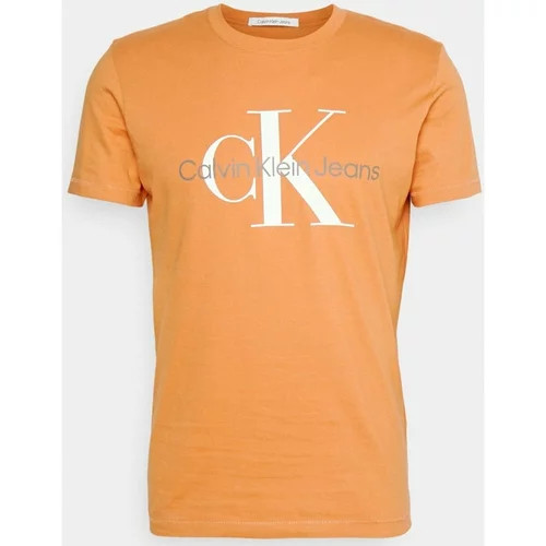 Calvin Klein Jeans Majice s kratkimi rokavi J30J320806 Oranžna
