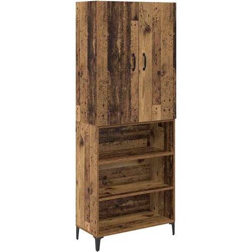  Highboard Staro drvo 69,5 x 34 x 180 cm Konstruirano drvo Slike