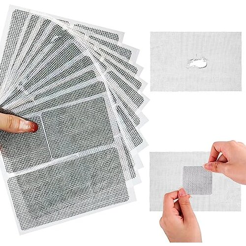 INF Reparaturni trak za komarnike na oknih 12x12 cm 10 kom, (21277793) Slike