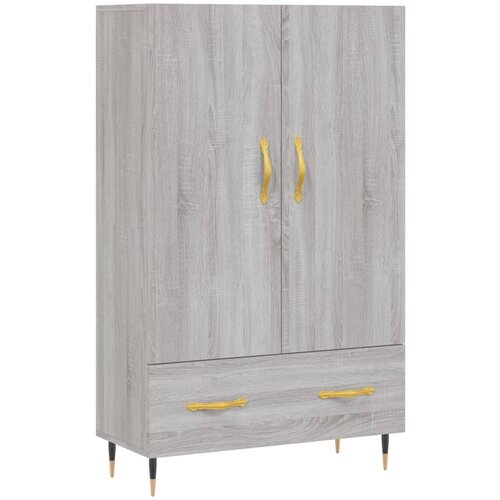 Maison Chic Visoka omara - Komoda - Predalnik siva sonoma 69,5x31x115 cm inženirski les, (21719089) Cene
