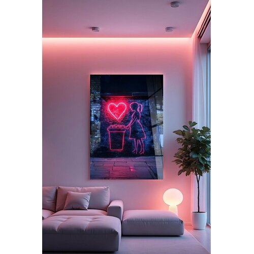 Wallity Zidna slika Hhlneon0037, 40x60 cm Cene